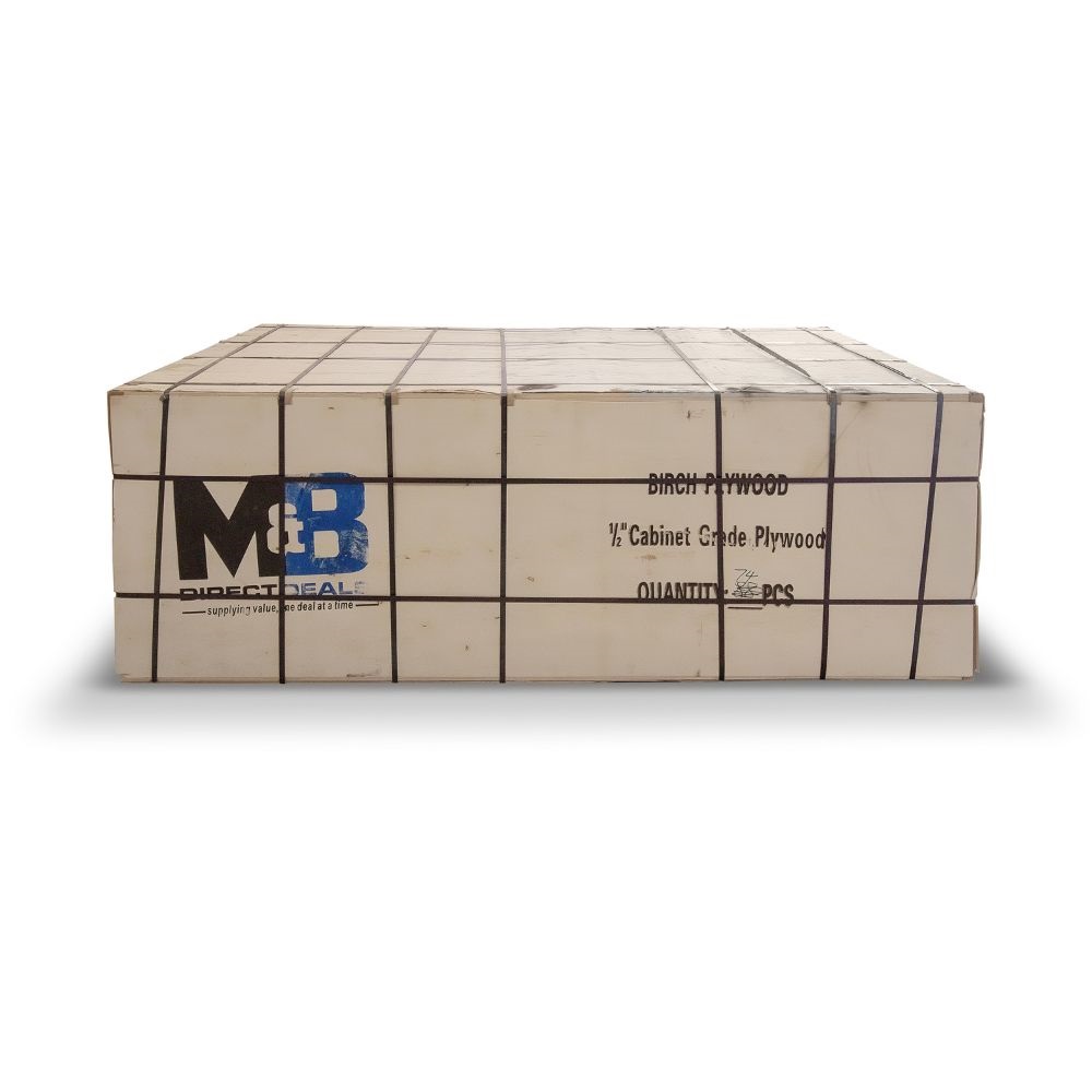 M&B | 1/2” Cabinet Grade Birch Plywood - Container Tec Pty Ltd