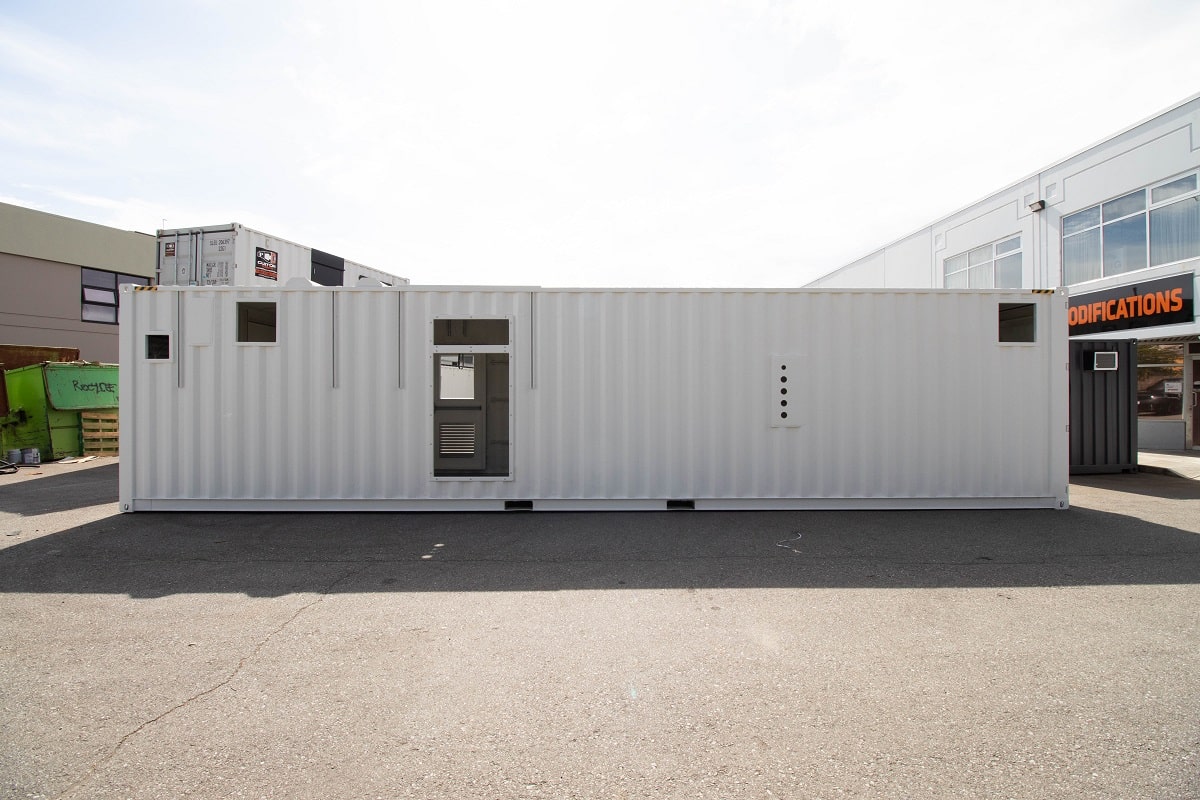 40’ Custom Mechanical Enclosure - Container Tec Pty Ltd