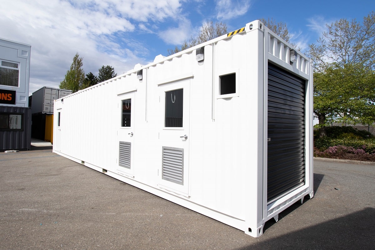 40’ Custom Mechanical Enclosure - Container Tec Pty Ltd