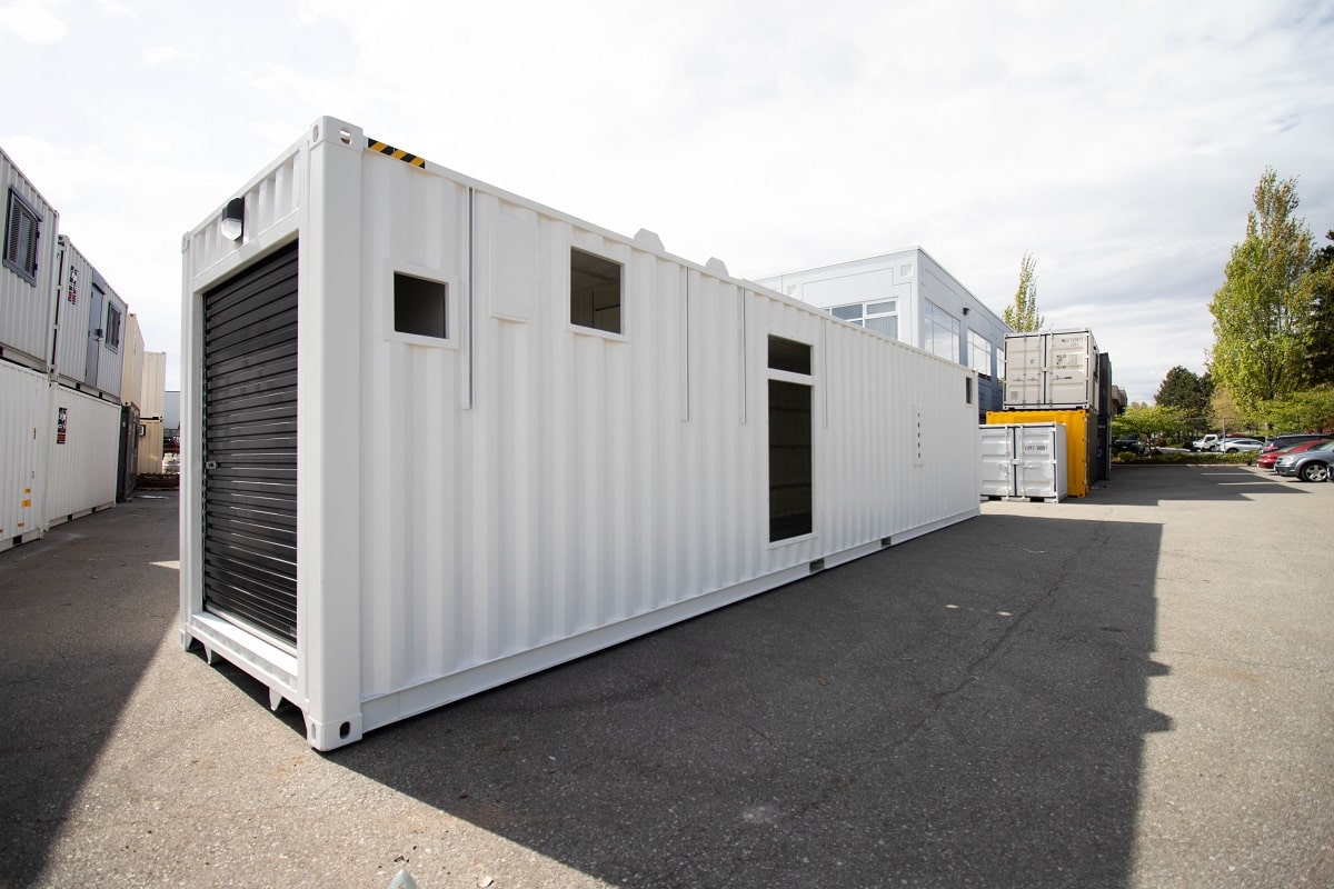 40’ Custom Mechanical Enclosure - Container Tec Pty Ltd