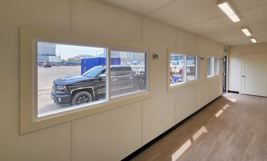 40’HC VIP Area with Patio for the Oilers - Container Tec Pty Ltd