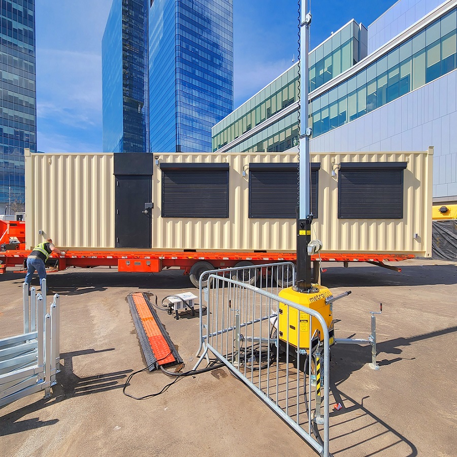 40’HC VIP Area with Patio for the Oilers - Container Tec Pty Ltd