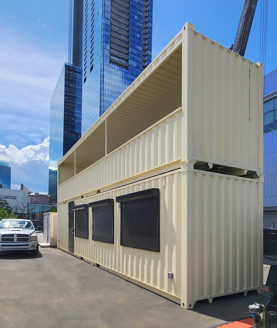 40’HC VIP Area with Patio for the Oilers - Container Tec Pty Ltd