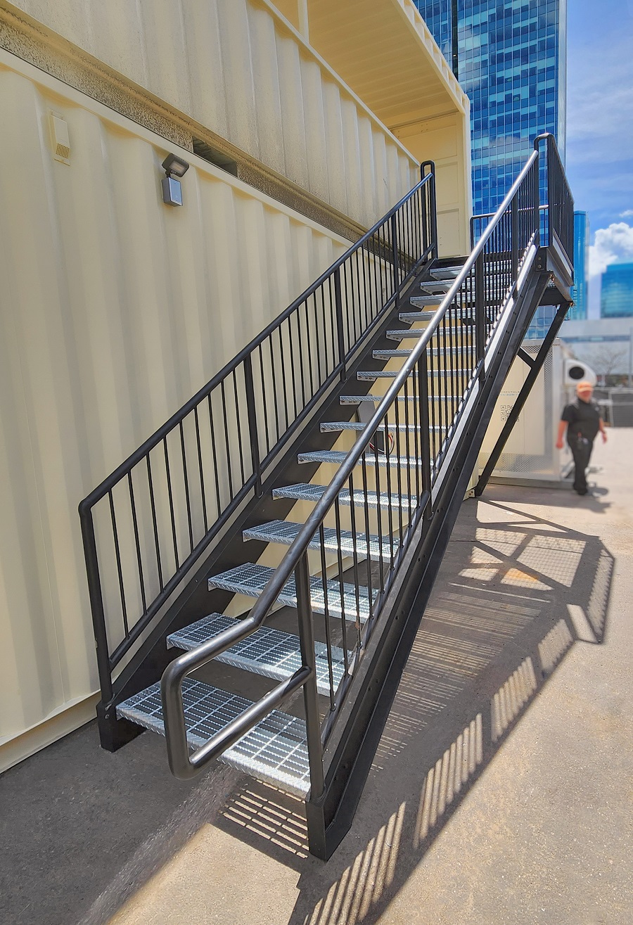40’HC VIP Area with Patio for the Oilers - Container Tec Pty Ltd