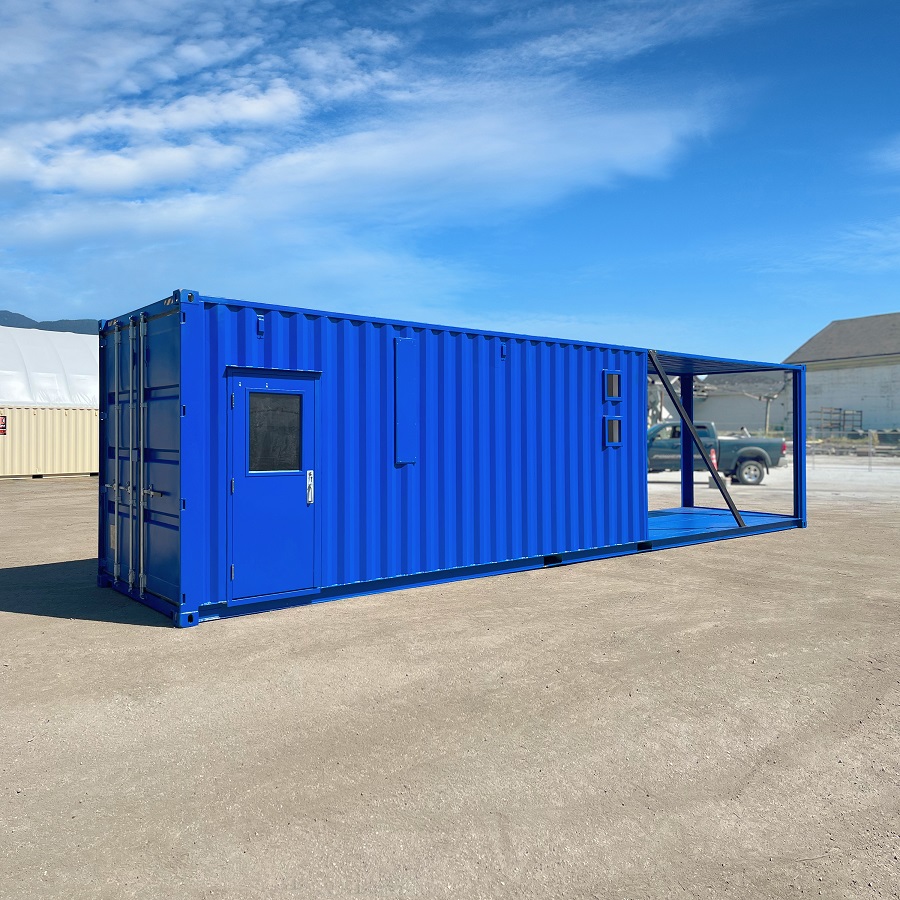 40’ Custom Equipment Enclosure - Container Tec Pty Ltd
