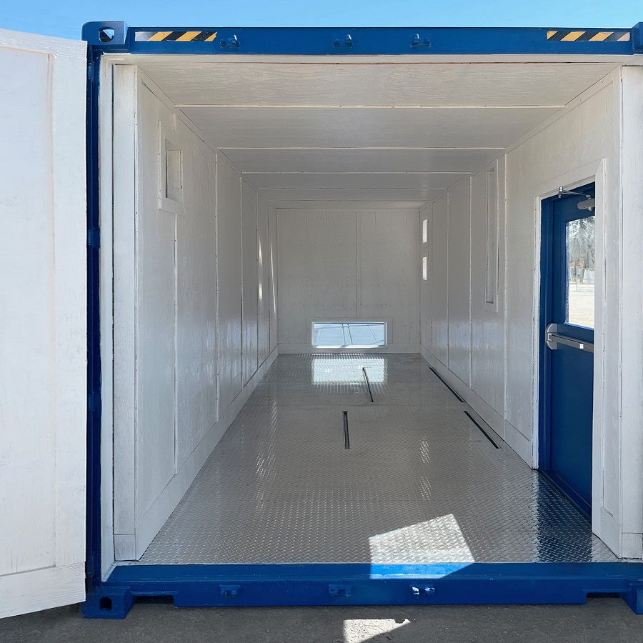 40’ Custom Equipment Enclosure - Container Tec Pty Ltd