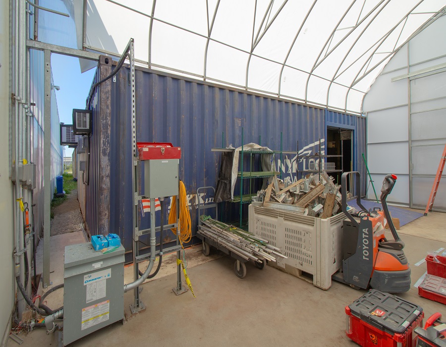Custom Storage & Processing units for an Organics Company - Container Tec Pty Ltd