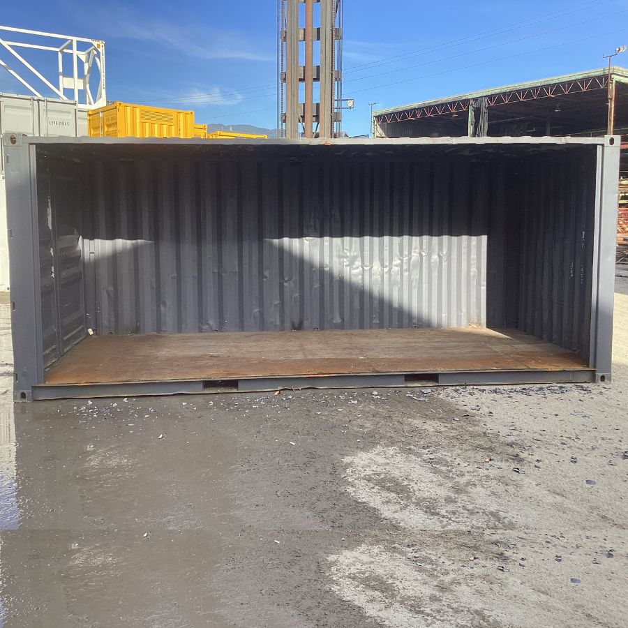 20′ Used “Open-Face” Shipping Container (Special) - Container Tec Pty Ltd