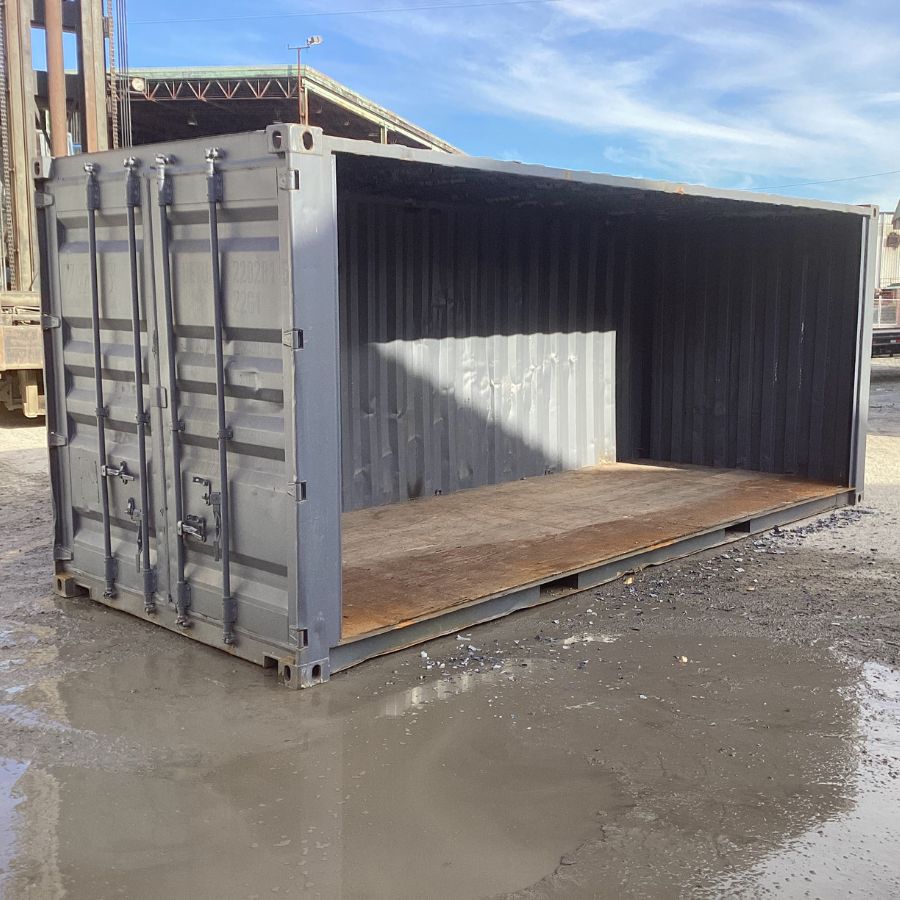 20′ Used “Open-Face” Shipping Container (Special) - Container Tec Pty Ltd