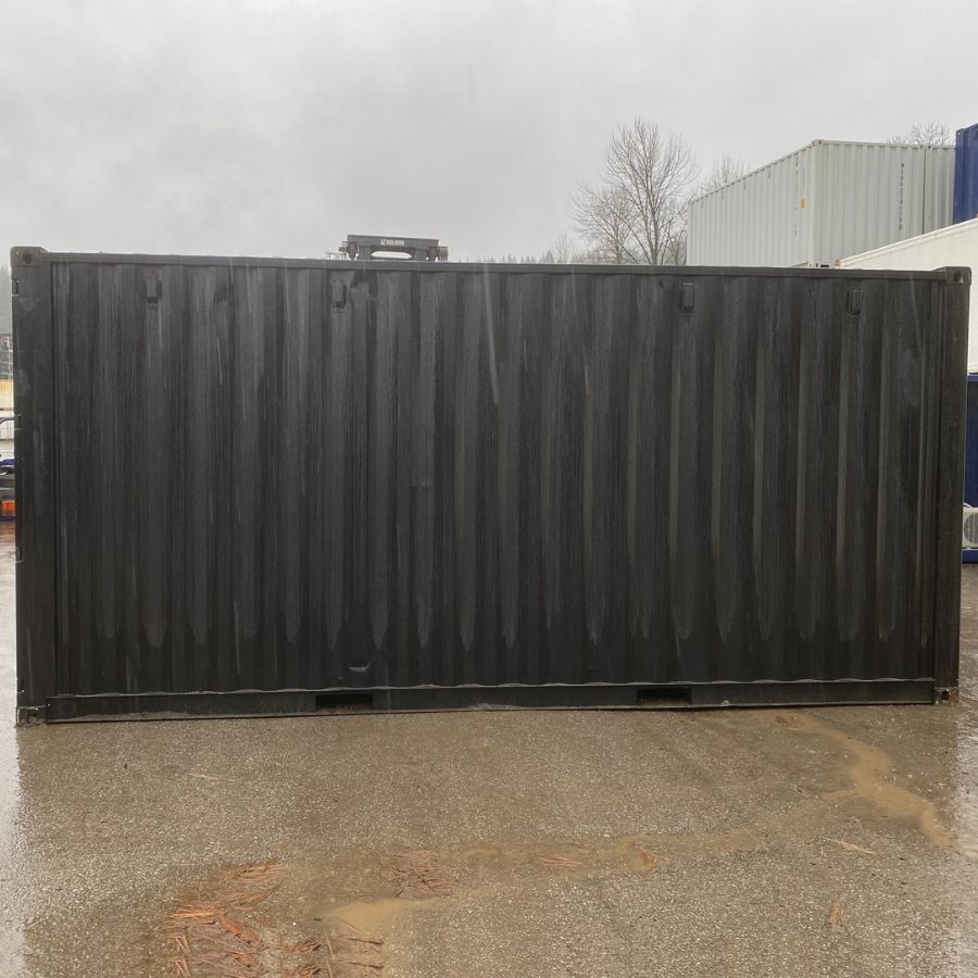 20’HC New (1-Trip) Shipping Container – Painted Black - Container Tec Pty Ltd