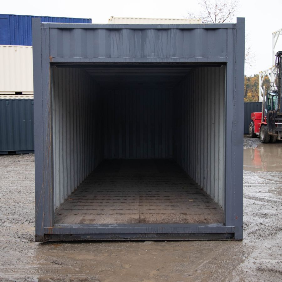 25′ Cut-Down Shipping Container w/Roll-Up Door - Container Tec Pty Ltd
