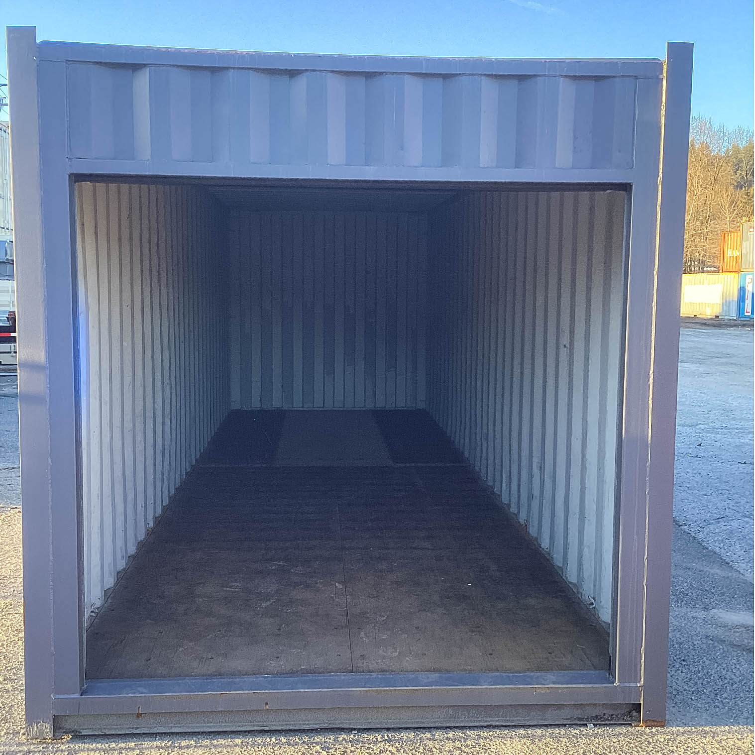 26′ Cut-Down Shipping Container w/Roll-Up Door - Container Tec Pty Ltd