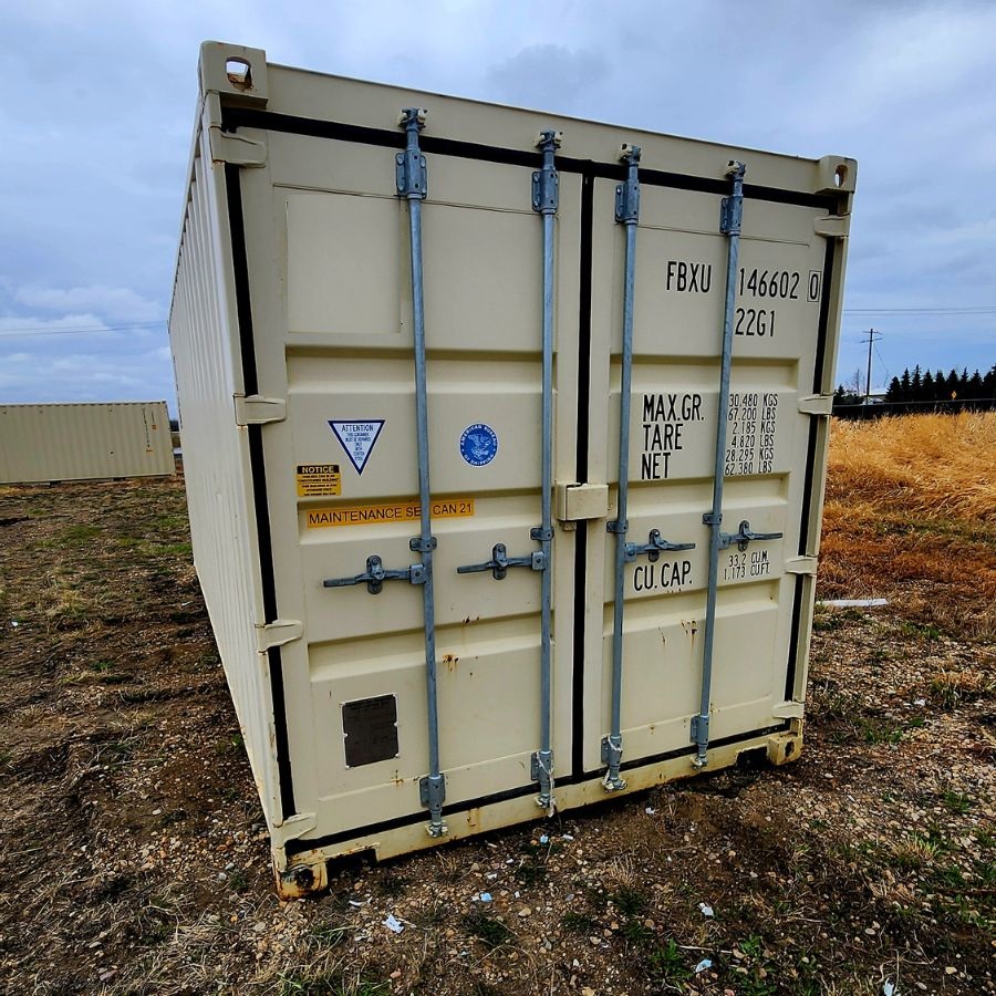 20’ New (1-Trip) Container w/ Shelving on BOTH sides - Container Tec Pty Ltd